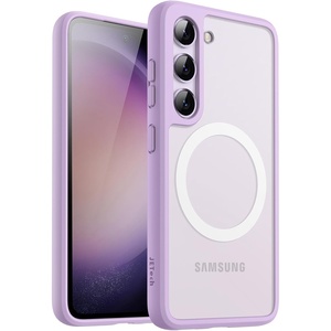 image:imageJETech Magnetic Case for Samsung Galaxy S23 Black  Compatible with MagSafe Translucent Matte Back Shockproof ProtectionLilac