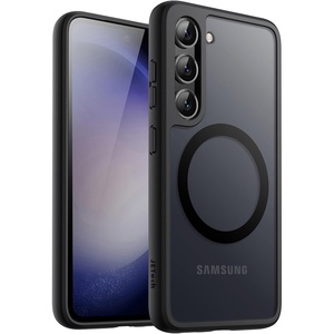 image:imageJETech Magnetic Case for Samsung Galaxy S23 Plus Black  Compatible with MagSafe Translucent Matte Back Shockproof ProtectionBlack