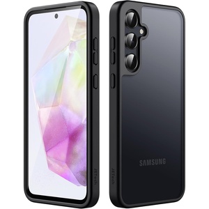 image:imageJETech Matte Case for Samsung Galaxy A35 Black  MilitaryGrade Protection Frosted Matte Back AntiFingerprint Finish Shockproof DesignBlack