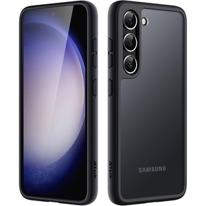 image:imageJETech Matte Case for Samsung Galaxy S23 Black  MilitaryGrade Protection Frosted Matte Back AntiFingerprint Finish Shockproof DesignBlack