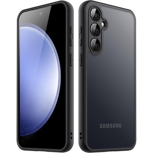 image:imageJETech Matte Case for Samsung Galaxy S23 FE Black  MilitaryGrade Protection Frosted Matte Back AntiFingerprint Finish Shockproof DesignBlack