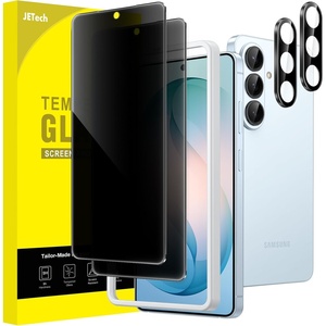 image:imageJETech Privacy Screen Protector for Samsung Galaxy S23 Plus 22 Pack  with Camera Lens Protector AntiSpy 9H Tempered Glass Fingerprint ID CompatibleGalaxy S26 Plus