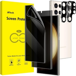 image:imageJETech Privacy Screen Protector for Samsung Galaxy S23 Plus 22 Pack  with Camera Lens Protector AntiSpy 9H Tempered Glass Fingerprint ID CompatibleGalaxy S23 Ultra