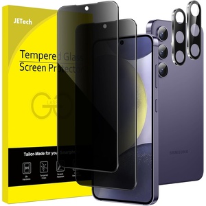 image:imageJETech Privacy Screen Protector for Samsung Galaxy S23 Plus 22 Pack  with Camera Lens Protector AntiSpy 9H Tempered Glass Fingerprint ID CompatibleGalaxy S24 Plus