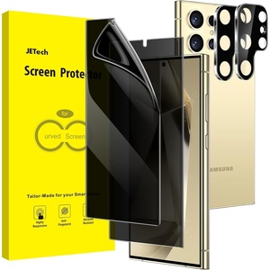 image:imageJETech Privacy Screen Protector for Samsung Galaxy S23 Plus 22 Pack  with Camera Lens Protector AntiSpy 9H Tempered Glass Fingerprint ID CompatibleGalaxy S24 Ultra
