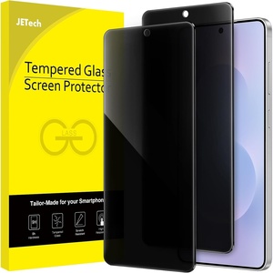 image:imageJETech Privacy Screen Protector for Samsung Galaxy S24 2Pack  AntiSpy Privacy Protection Tempered Glass Fingerprint ID CompatibleGalaxy S25 Edge