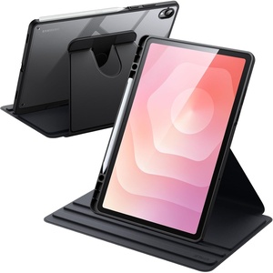 image:imageJETech Rotating Case Cover for Samsung Galaxy Tab S11 Black  360 Rotation Stand Clear Back Design Auto WakeSleep S Pen Holder Full ProtectionBlack