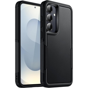 image:imageJETech Rugged Case for Samsung Galaxy S25 Black  DualLayer Protection HeavyDuty Shockproof Design Matte FinishBlack