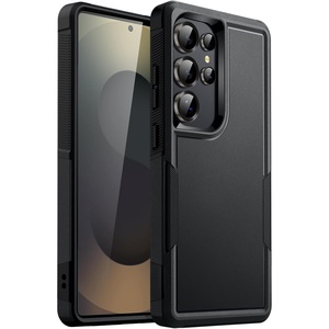 image:imageJETech Rugged Case for Samsung Galaxy S25 Black  DualLayer Protection HeavyDuty Shockproof Design Matte FinishTitanium Black