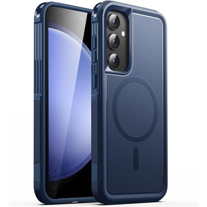 image:imageJETech Rugged Magnetic Case for Samsung Galaxy S23 FE Black  Compatible with MagSafe DualLayer Rugged Protection Shockproof Phone CoverBlue