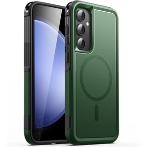 image:imageJETech Rugged Magnetic Case for Samsung Galaxy S23 FE Black  Compatible with MagSafe DualLayer Rugged Protection Shockproof Phone CoverMidnight Green