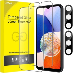 image:imageJETech Screen Protector for Galaxy A54 with Camera Lens Protector 22Pack  HD Clear Tempered Glass AntiScratch ProtectionGalaxy A14