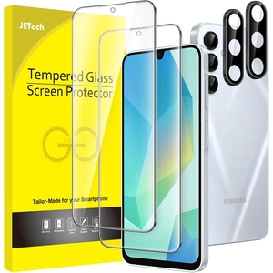 image:imageJETech Screen Protector for Galaxy A54 with Camera Lens Protector 22Pack  HD Clear Tempered Glass AntiScratch ProtectionGalaxy A16