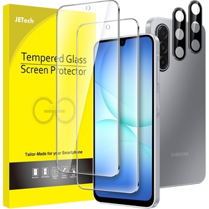 image:imageJETech Screen Protector for Galaxy A54 with Camera Lens Protector 22Pack  HD Clear Tempered Glass AntiScratch ProtectionGalaxy A17