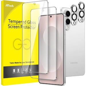 image:imageJETech Screen Protector for Galaxy S23 Plus 22 Pack  with Camera Lens Protector HD Clear Tempered Glass Fingerprint ID Compatible AntiScratch ProtectionGalaxy S25 Edge