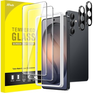 image:imageJETech Screen Protector for Galaxy S23 Plus 22 Pack  with Camera Lens Protector HD Clear Tempered Glass Fingerprint ID Compatible AntiScratch ProtectionGalaxy S26 Plus