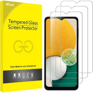 image:imageJETech Screen Protector for Samsung Galaxy A14 3Pack  HD Clear 9H Tempered Glass Film AntiScratch GlassGalaxy A13A12