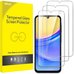 image:imageJETech Screen Protector for Samsung Galaxy A14 3Pack  HD Clear 9H Tempered Glass Film AntiScratch GlassGalaxy A15