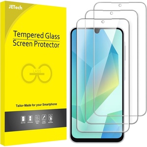 image:imageJETech Screen Protector for Samsung Galaxy A14 3Pack  HD Clear 9H Tempered Glass Film AntiScratch GlassGalaxy A16