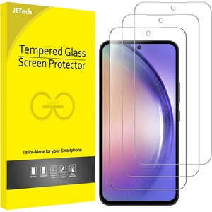 image:imageJETech Screen Protector for Samsung Galaxy A14 3Pack  HD Clear 9H Tempered Glass Film AntiScratch GlassGalaxy A54