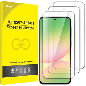 image:imageJETech Screen Protector for Samsung Galaxy A14 3Pack  HD Clear 9H Tempered Glass Film AntiScratch GlassGalaxy A56