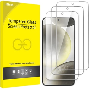 image:imageJETech Screen Protector for Samsung Galaxy S23 Plus 3Pack  HD Clear Fingerprint ID Compatible AntiScratch GlassGalaxy S24