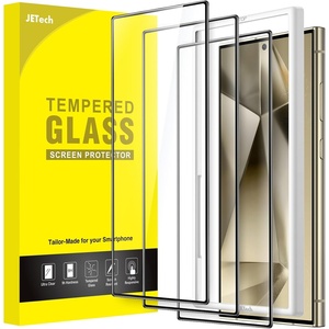 image:imageJETech Screen Protector for Samsung Galaxy S23 Plus 3Pack  HD Clear Fingerprint ID Compatible AntiScratch GlassGalaxy S24 Ultra