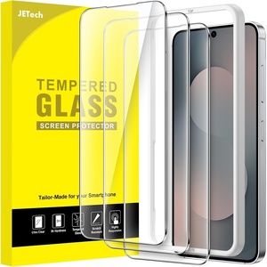 image:imageJETech Screen Protector for Samsung Galaxy S23 Plus 3Pack  HD Clear Fingerprint ID Compatible AntiScratch GlassGalaxy S25 FE