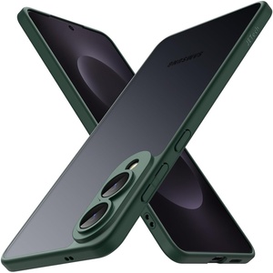 image:imageJETech Slim Case for Samsung Galaxy S25 Edge Black  Camera Lens Protection UltraThin Lightweight Design Frosted Translucent Back Minimalist StyleDark Green