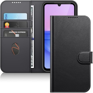 image:imageJETech Wallet Case for Samsung Galaxy A15 Black  Shockproof PU Leather Card Holder Magnetic Flip Cover Stand Feature Full Camera ProtectionBlack