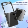 image:imageJETech 3 in 1 Case for Samsung Galaxy Z Flip 7 Clear  2 Tempered Glass Front Screen Protectors Scratch Resistant Crystal Transparent Hard PC Shell Protective Phone CoverBlack