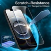 image:imageJETech 3 in 1 Case for iPhone 17e16e AntiYellowing Clear  2 Tempered Glass Screen Protectors Shockproof Bumper Phone CoverBlack