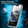 image:imageJETech 3 in 1 Case for iPhone 17e16e AntiYellowing Clear  2 Tempered Glass Screen Protectors Shockproof Bumper Phone CoverClear