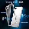 image:imageJETech 3 in 1 Case for iPhone 17e16e AntiYellowing Clear  2 Tempered Glass Screen Protectors Shockproof Bumper Phone CoverClear