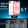 image:imageJETech 3 in 1 Case for iPhone 17e16e AntiYellowing Clear  2 Tempered Glass Screen Protectors Shockproof Bumper Phone CoverSoft Pink
