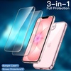 image:imageJETech 3 in 1 Case for iPhone 17e16e AntiYellowing Clear  2 Tempered Glass Screen Protectors Shockproof Bumper Phone CoverSoft Pink