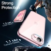 image:imageJETech 3 in 1 Case for iPhone 17e16e AntiYellowing Clear  2 Tempered Glass Screen Protectors Shockproof Bumper Phone CoverSoft Pink