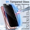 image:imageJETech 360 Privacy Screen Protector for iPhone 17 Pro Max 2Pack  4Way Privacy Protection AntiSpy Tempered Glass Easy Installation TooliPhone 15