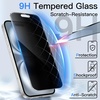 image:imageJETech 360 Privacy Screen Protector for iPhone 17 Pro Max 2Pack  4Way Privacy Protection AntiSpy Tempered Glass Easy Installation TooliPhone 16