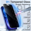 image:imageJETech 360 Privacy Screen Protector for iPhone 17 Pro Max 2Pack  4Way Privacy Protection AntiSpy Tempered Glass Easy Installation TooliPhone 16 Plus