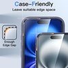 image:imageJETech 360 Privacy Screen Protector for iPhone 17 Pro Max 2Pack  4Way Privacy Protection AntiSpy Tempered Glass Easy Installation TooliPhone 16 Plus