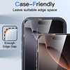 image:imageJETech 360 Privacy Screen Protector for iPhone 17 Pro Max 2Pack  4Way Privacy Protection AntiSpy Tempered Glass Easy Installation TooliPhone 16 Pro Max