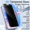 image:imageJETech 360 Privacy Screen Protector for iPhone 17 Pro Max 2Pack  4Way Privacy Protection AntiSpy Tempered Glass Easy Installation TooliPhone 17