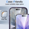 image:imageJETech 360 Privacy Screen Protector for iPhone 17 Pro Max 2Pack  4Way Privacy Protection AntiSpy Tempered Glass Easy Installation TooliPhone 17