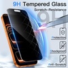 image:imageJETech 360 Privacy Screen Protector for iPhone 17 Pro Max 2Pack  4Way Privacy Protection AntiSpy Tempered Glass Easy Installation TooliPhone 17 Pro Max
