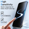 image:imageJETech 360 Privacy Screen Protector for iPhone 17 Pro Max 2Pack  4Way Privacy Protection AntiSpy Tempered Glass Easy Installation TooliPhone Air