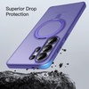 image:imageJETech 360 Rotatable Ring Stand Case for Samsung Galaxy S26 Black  Compatible with MagSafe Translucent Matte Back Stand amp Ring Holder Shockproof ProtectionHeron Purple