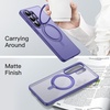 image:imageJETech 360 Rotatable Ring Stand Case for Samsung Galaxy S26 Black  Compatible with MagSafe Translucent Matte Back Stand amp Ring Holder Shockproof ProtectionHeron Purple