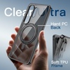 image:imageJETech 360 Rotatable Ring Stand Case for Samsung Galaxy S26 Clear  Compatible with MagSafe Clear Back Stand amp Ring Holder Shockproof ProtectionBlack