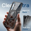 image:imageJETech 360 Rotatable Ring Stand Case for Samsung Galaxy S26 Clear  Compatible with MagSafe Clear Back Stand amp Ring Holder Shockproof ProtectionBlack